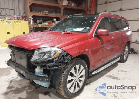 2017 Mercedes-Benz Gls 450 4Matic z USA, uszkodzony, nr VIN 4JGDF6EE8HA856977